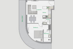 1 bedroom apartment